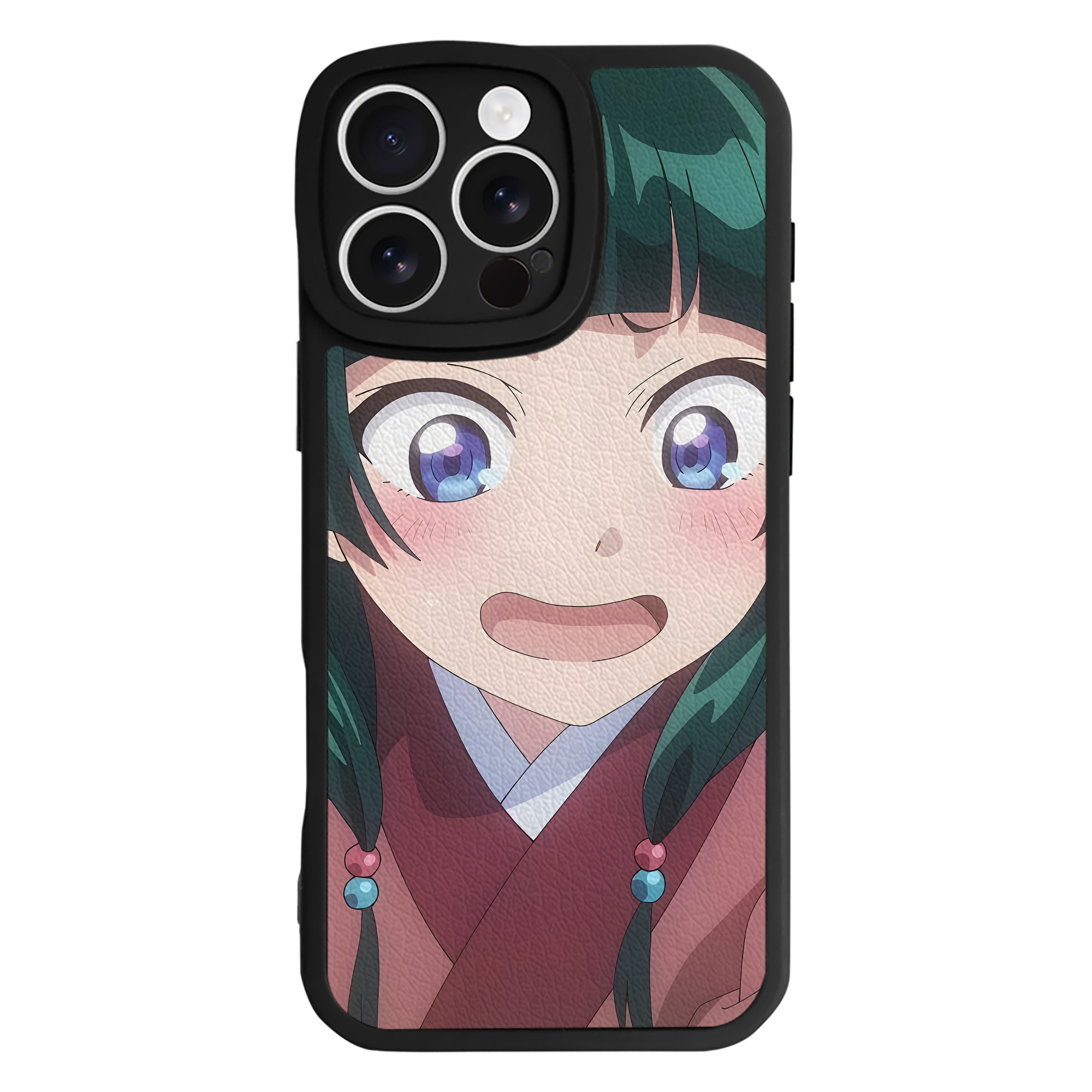 （画像用） 薬屋のひとりごと The Apothecary Diaries 【iPhone 16シリーズ対応】シリコンスマホケース（レザー調） 材質：シリコン